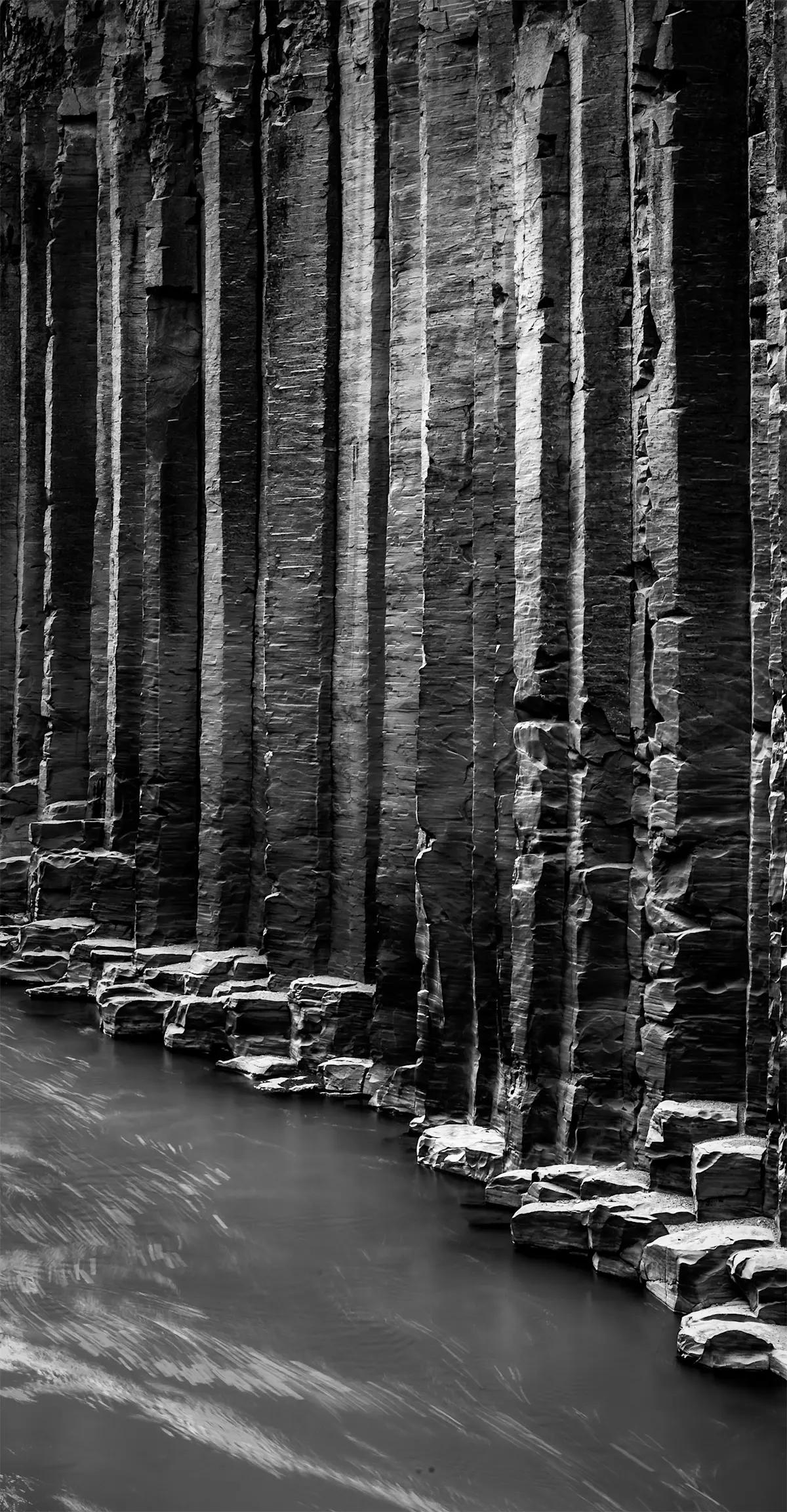 Columnar basalt, Iceland.
