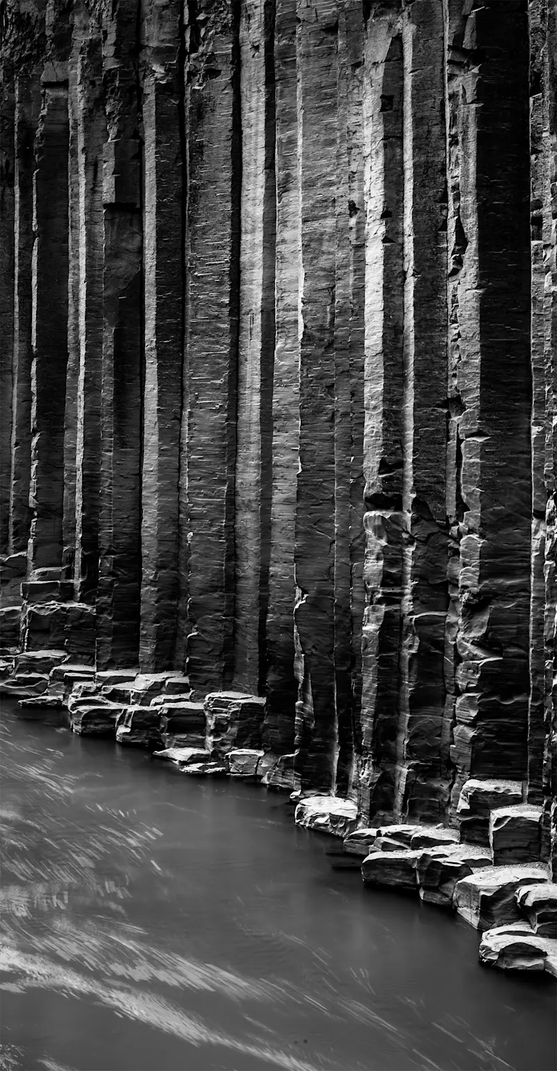 Columnar basalt, Iceland