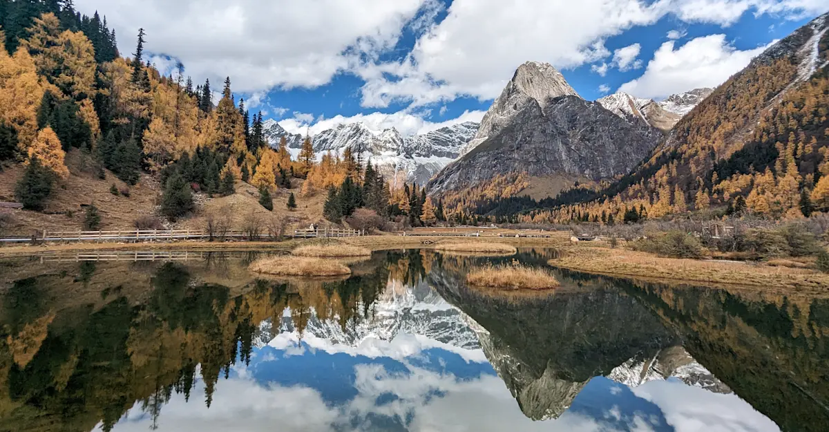 Four Sisters Mountain, Siguniangshan National Park, China.