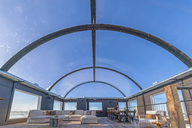 Nat Hab's Boreal Lounge, Churchill, Manitoba.