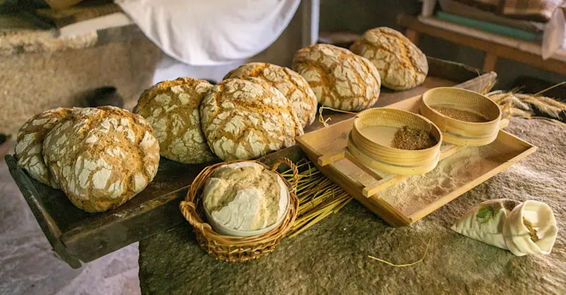 Fresh bread, Serra da Estrela, Portugal.