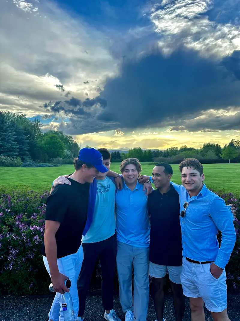 Taking in the beautiful views of Cherry Hills Village, Colorado.