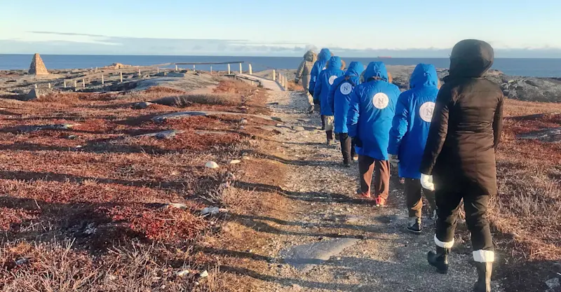 Nat Hab guests, Prince of Wales Fort National Historic Site, Churchill, Manitoba.