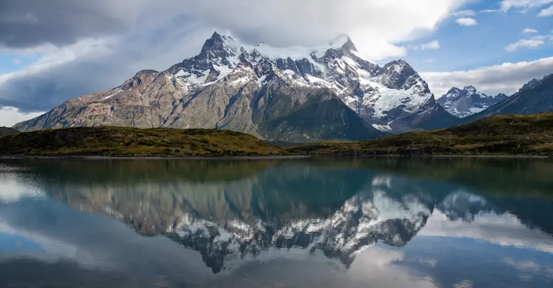 Cordillera Paine, Torres del Paine National Park, Patagonia, Chile.