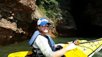 Kayaking the Sea Caves on Lake Superior, WI.