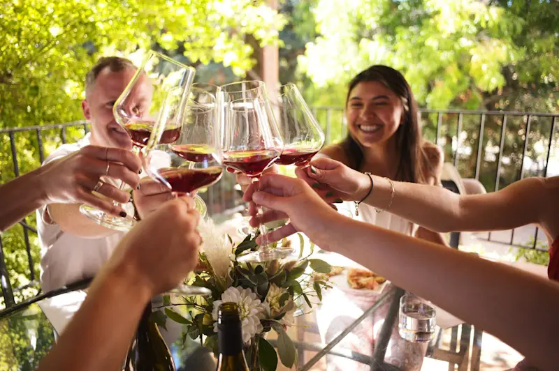 Guests, Villa San Lorenzo, Bonvicino, Italy.