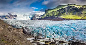 Vatnajokull Glacier, Iceland.