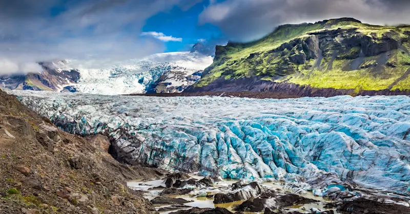 Vatnajokull Glacier, Iceland.