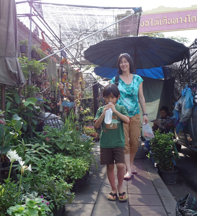 I love wandering around and exploring local markets in Bangkok.