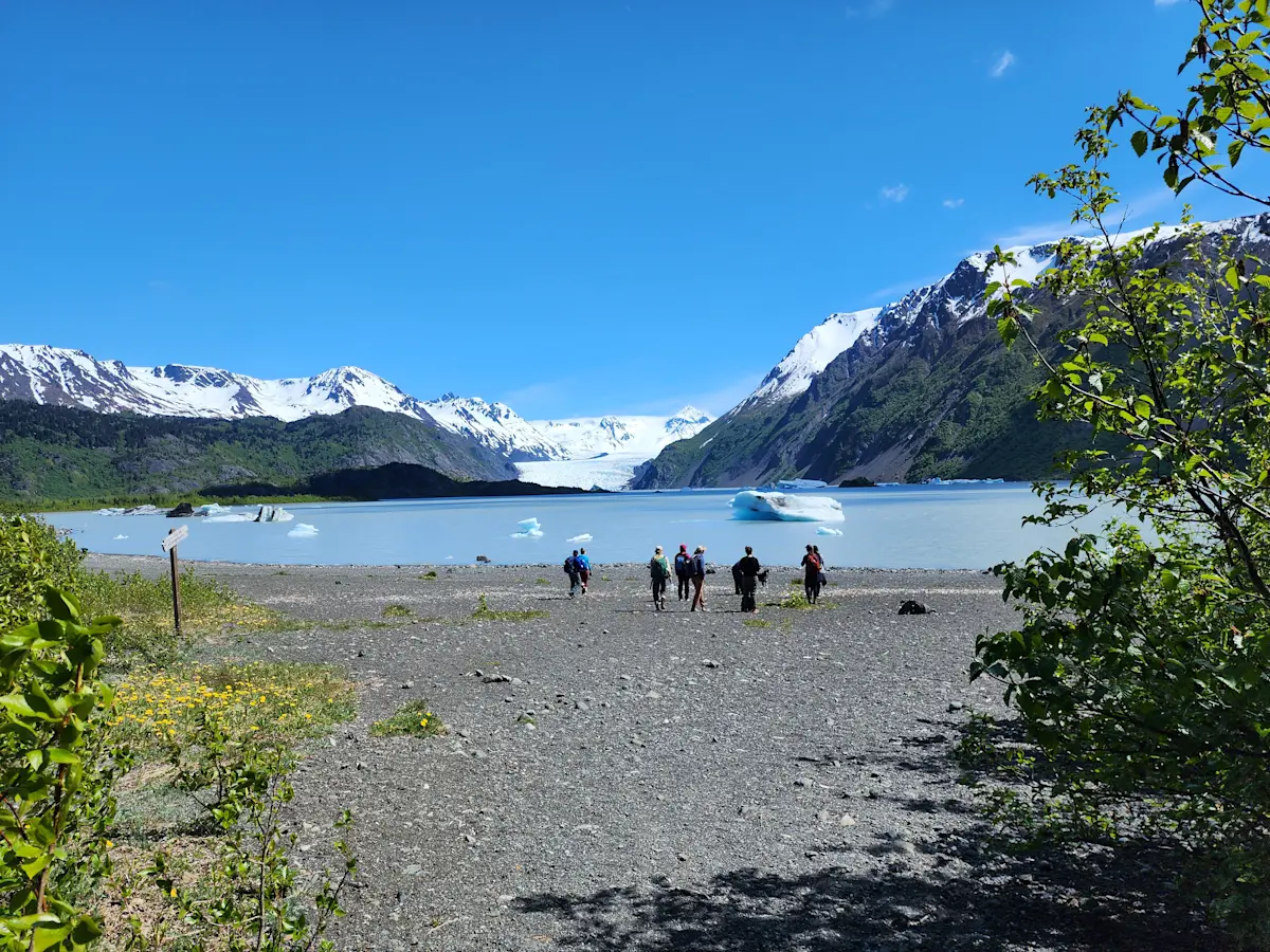 A stunning day hike to Grewingk Glacier in Alaska.