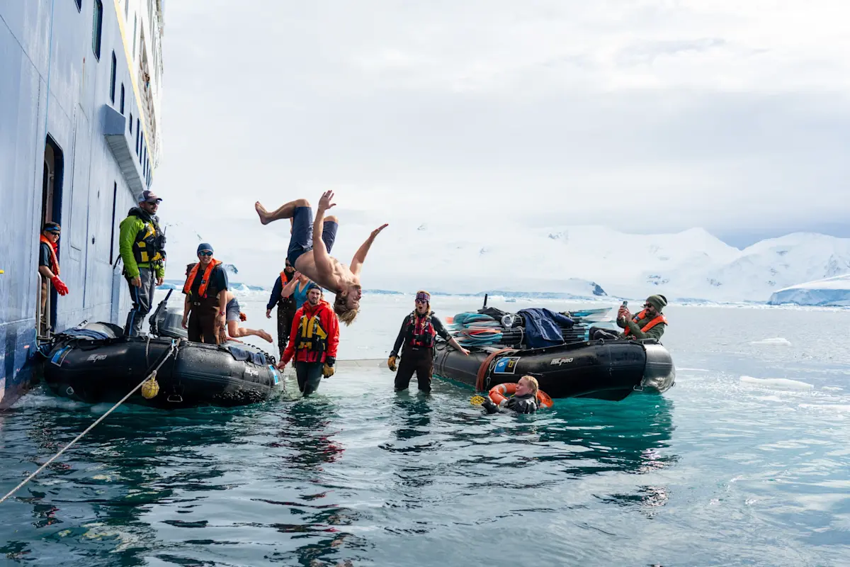 A bucket list moment on a Nat Geo trip in the Antarctic. 