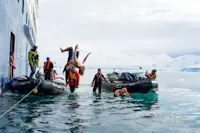 A bucket list moment on a Nat Geo trip in the Antarctic. 