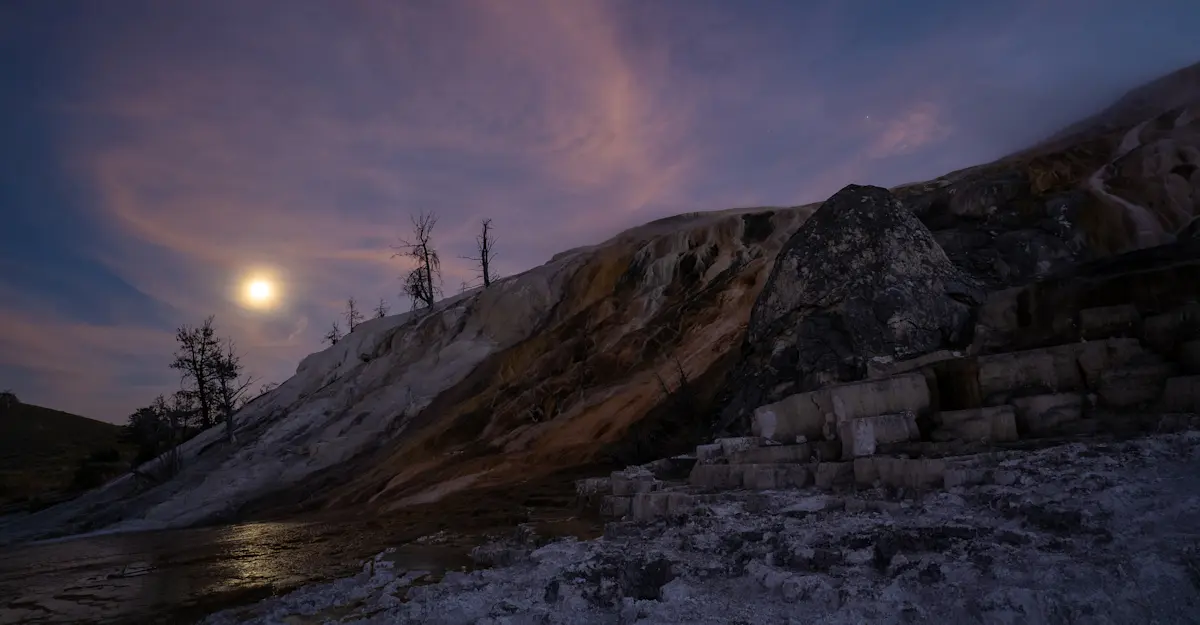 Mammoth Hot Springs, Yellowstone National Park.