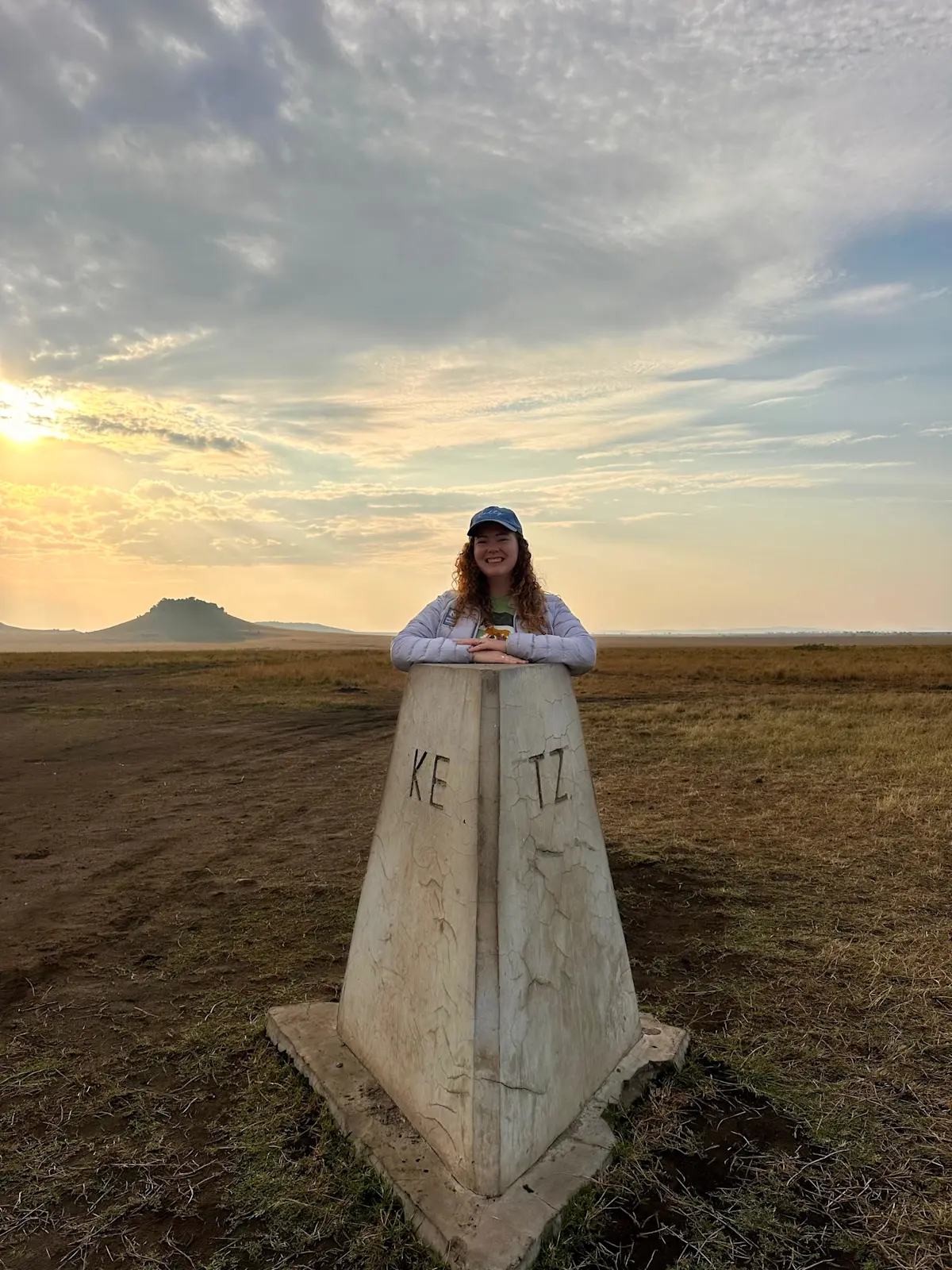 On the boarder of Kenya and Tanzania.