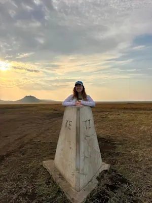 On the boarder of Kenya and Tanzania.