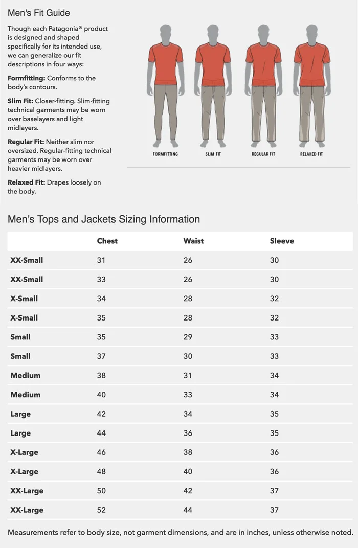 Mens-Patagonia-Size-Chart v2