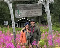 Visiting Lake Clark National Park with my brother at the Alaska Bear Camp.