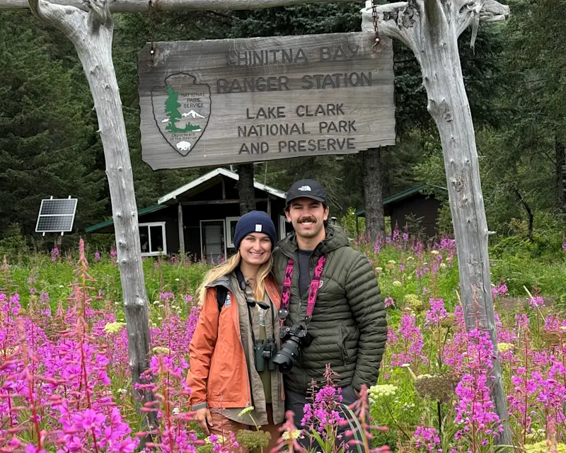 Visiting Lake Clark National Park with my brother at the Alaska Bear Camp.