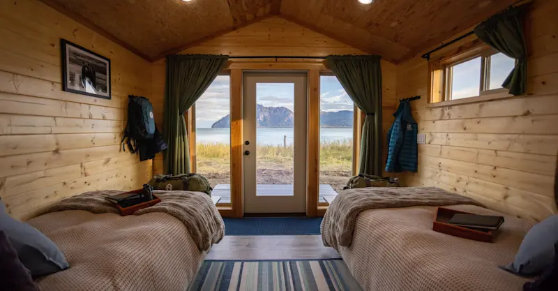 Nat Hab's Alaska Bear Camp, Lake Clark National Park, Alaska.