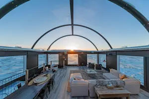 Nat Hab's Boreal Lounge, Churchill, Manitoba.