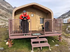 Geared up at Base Camp Greenland!