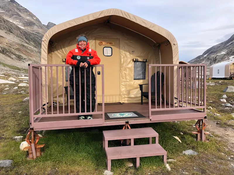 Geared up at Base Camp Greenland!
