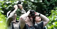 Nat Hab guests, Bwindi Impenetrable Forest National Park, Uganda.