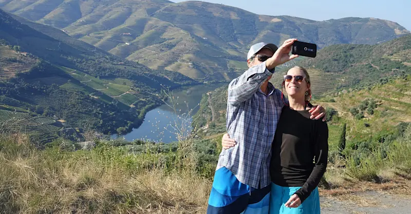 Nat Hab Founder Ben Bressler and wife Laura Bressler, Portugal.