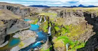 Sigoldugljufur Canyon, Iceland.