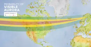 Aurora band map.