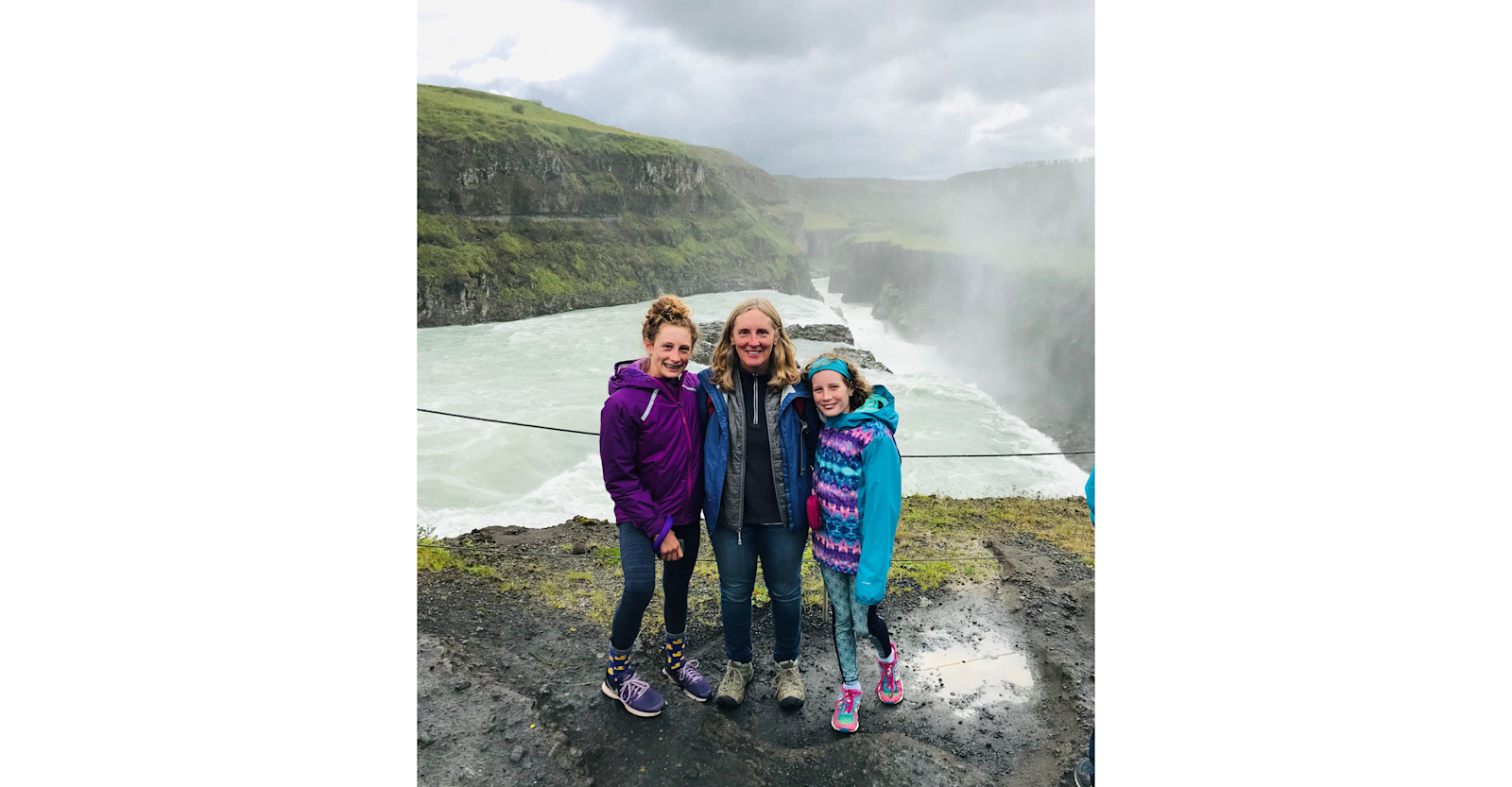 Iceland waterfall.