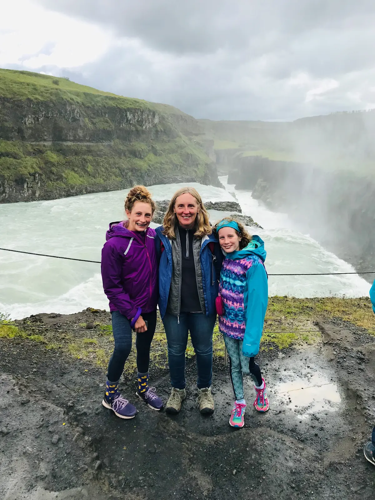 Iceland waterfall.