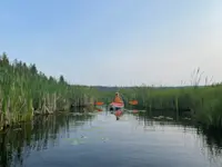 An evening kayak in Riding Mountain, Canada. 