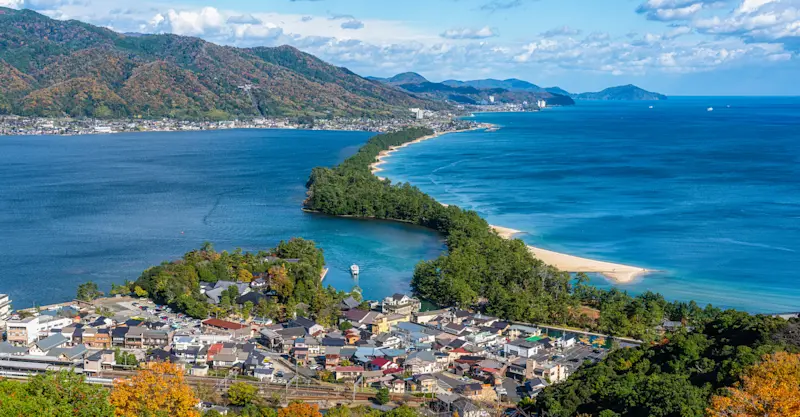 Amanohashidate, Miyazu, Japan.