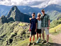 The “classic shot” in Machu Picchu, Peru.
