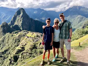 The “classic shot” in Machu Picchu, Peru.