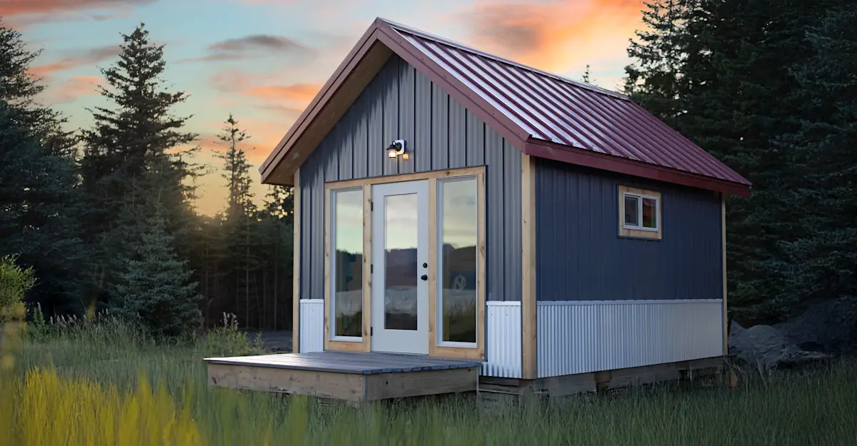 Guest cabin at Nat Hab's Alaska Bear Camp, Lake Clark National Park & Preserve, Alaska.