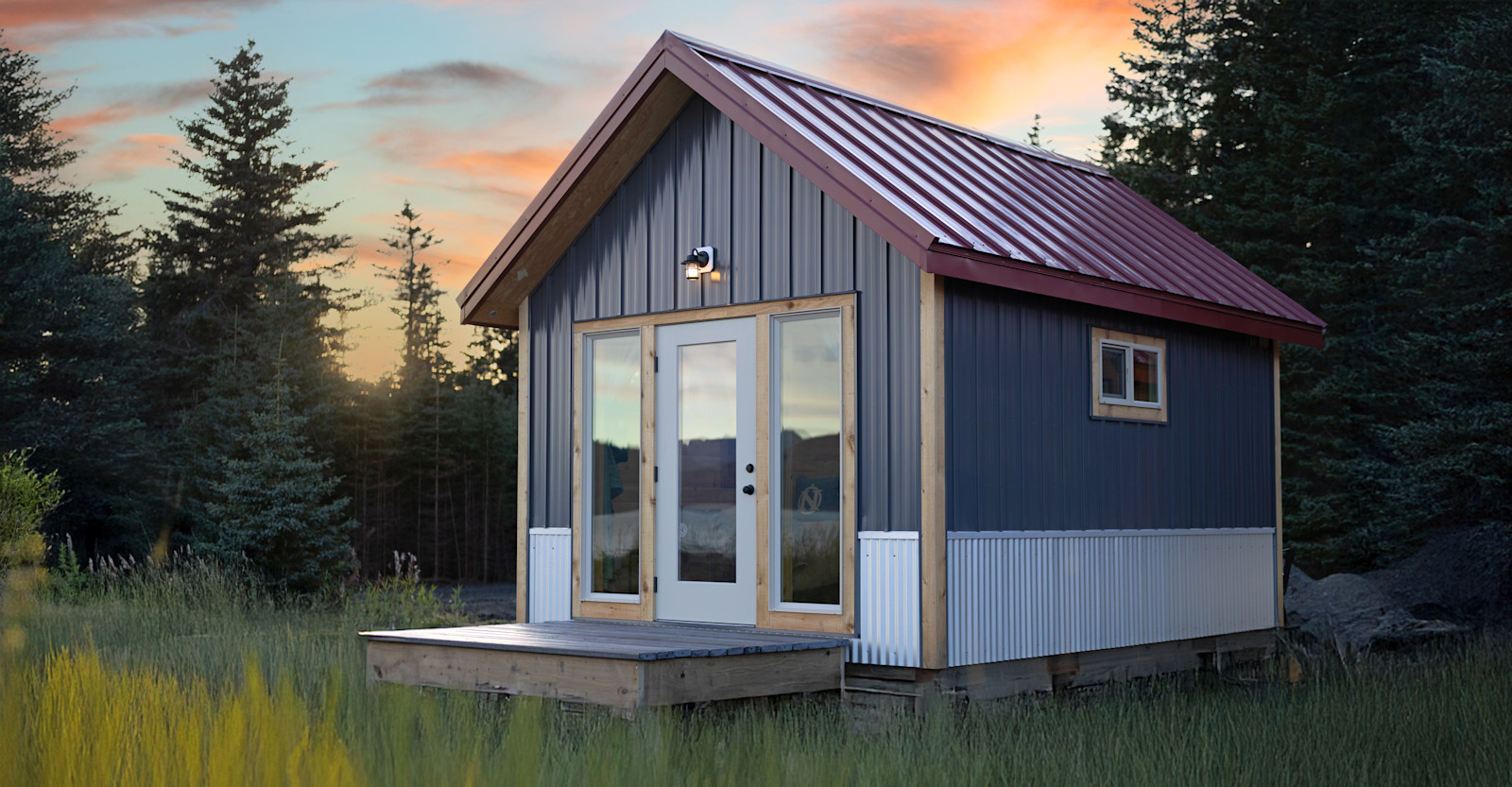 Guest cabin at Nat Hab's Alaska Bear Camp, Lake Clark National Park & Preserve, Alaska.
