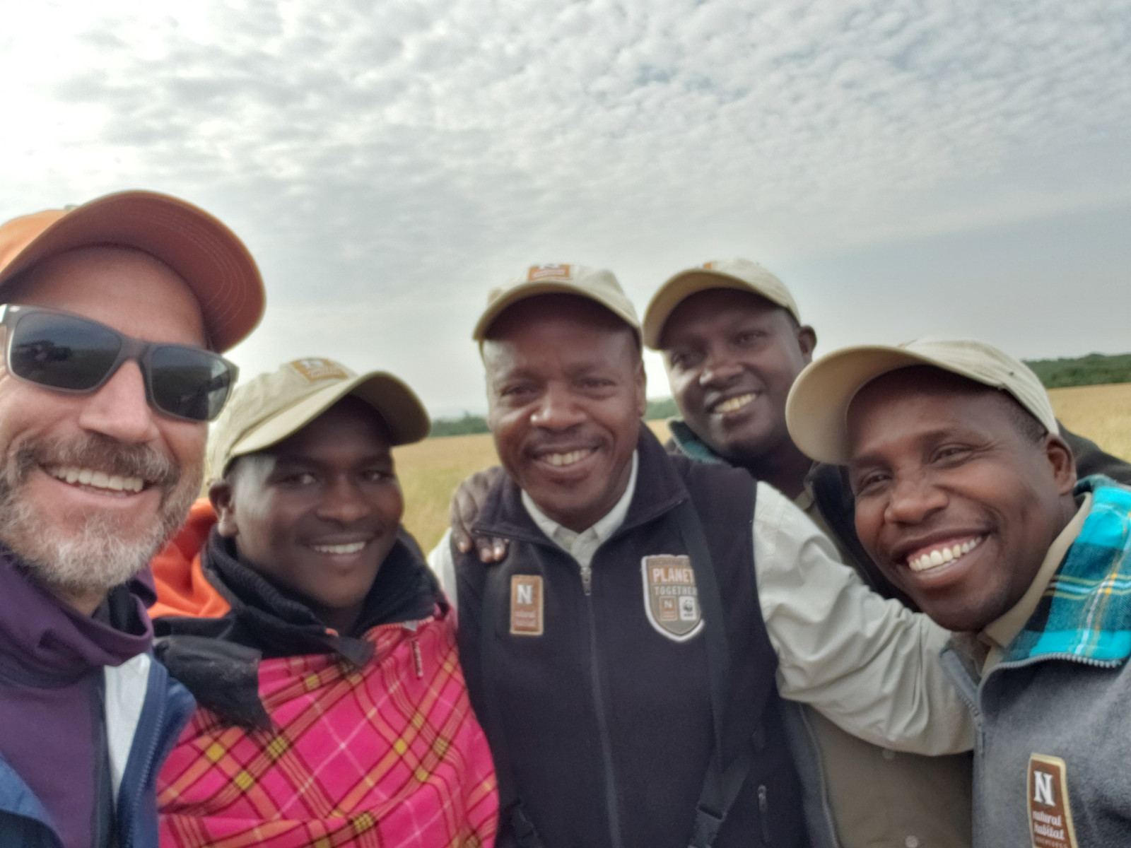 Visiting with Expedition Leaders in Africa.