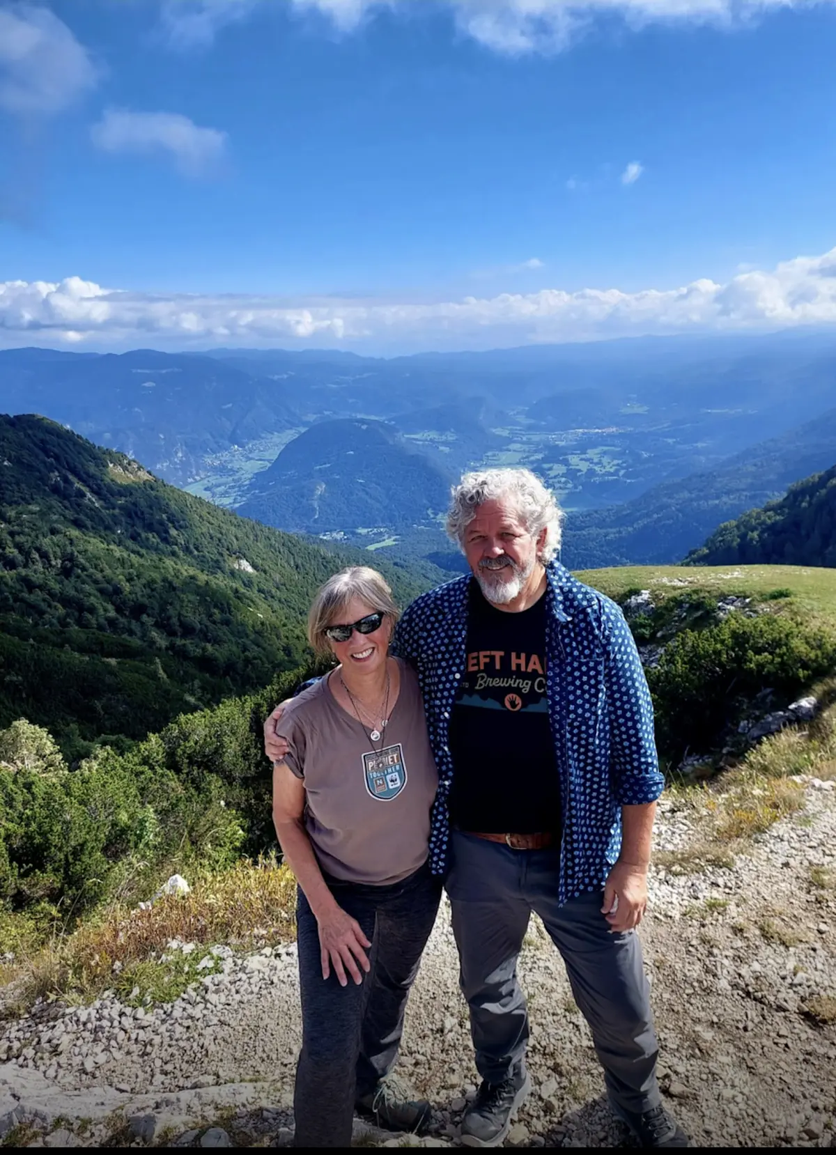 Hiking in Slovania. 