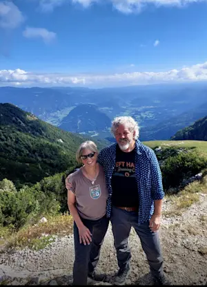 Hiking in Slovania. 