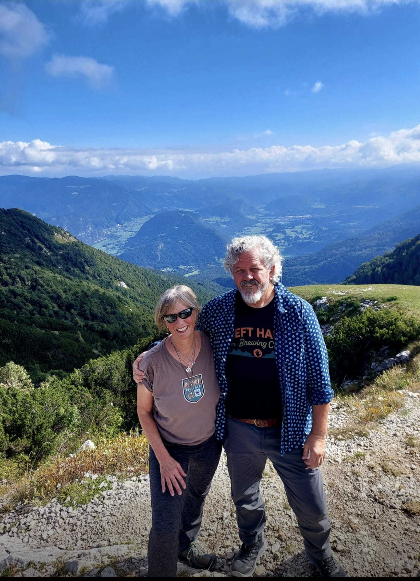 Hiking in Slovania. 