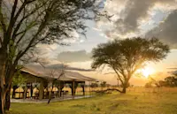 Dining tent at Nat Hab's Migration Camp—Serengeti North