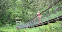 Hiking the Lavena Coastal walk on Taveuni, Fiji.