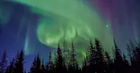 Northern lights, Churchill, Manitoba.