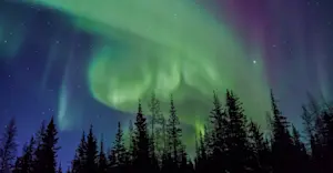 Northern lights, Churchill, Manitoba.