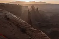 Sunrise over Canyonlands National Park, Utah.