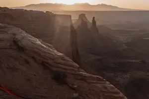 Sunrise over Canyonlands National Park, Utah.