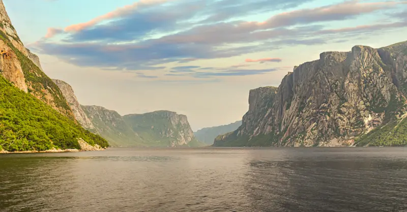 Western Brook Pond, Gros Morne National Park, Newfoundland & Labrador, Canada.