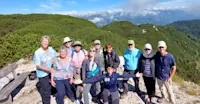 Nat Hab guests and Expedition Leader, Triglav National Park, Slovenia.